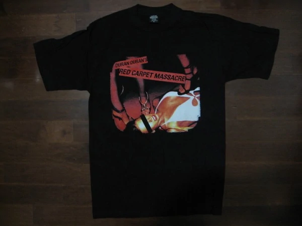 DURAN DURAN-Red Carpet Massacre Tour 2008-Printed Two Sides Vintage T-Shirt